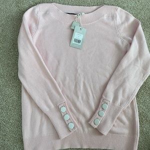NEW WITH TAGS Pale Pink Biden Sweater